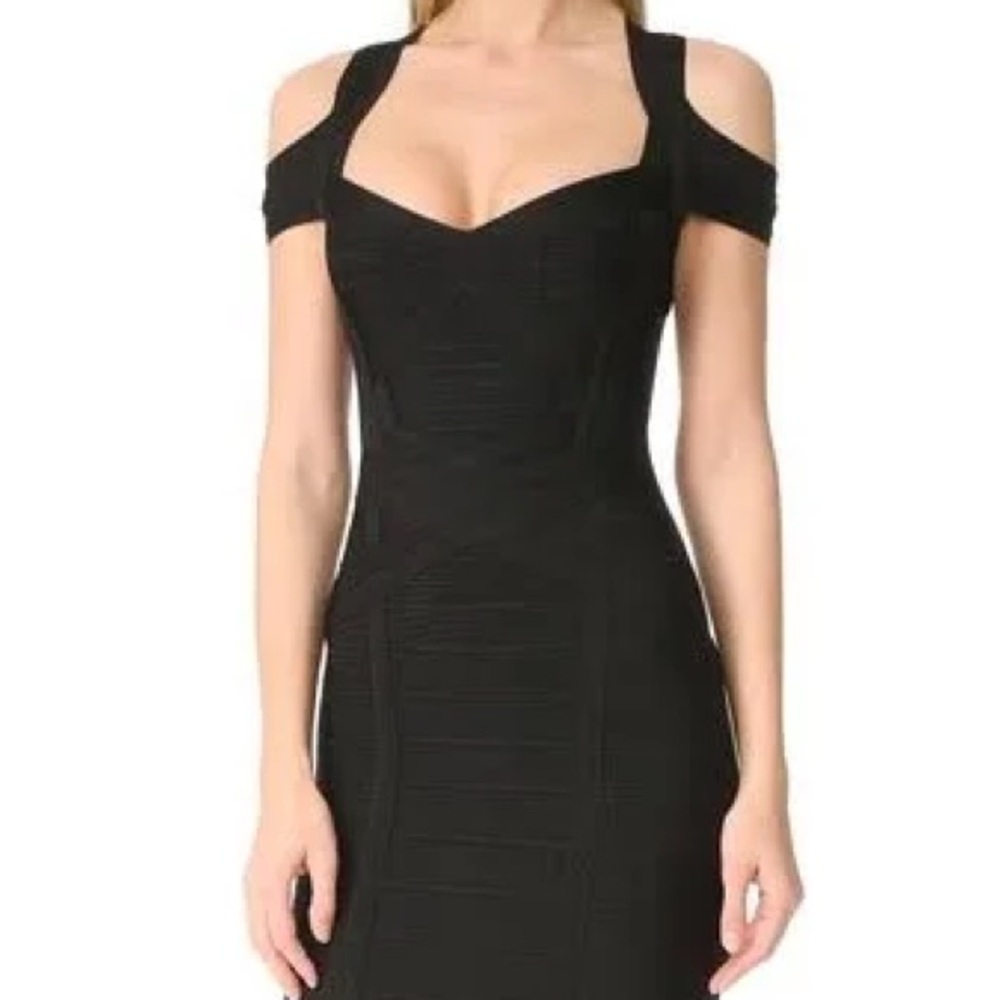 Herve Ledger XS black dress